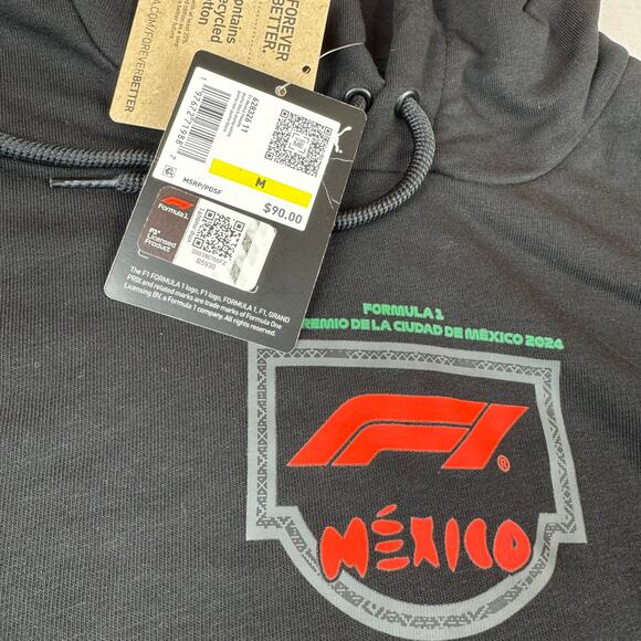 Puma x Formula 1 Mexico Hoodie - Size Medium - NWT - Picture 3 of 5
